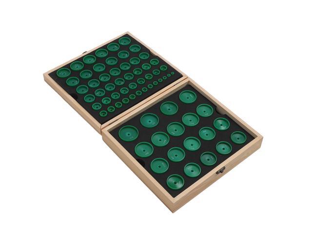 Watch Back Case Press Die, Resin Watch Base Cover Press Die Tool Set 68 Sizes for Watch Repairing, Made from Excellent Resin, Sturdy, Rugged