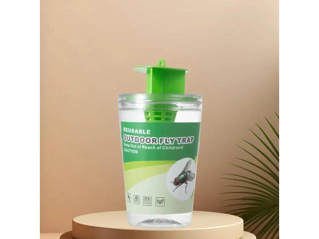 New green fly trap bottle, fly trap bottle, fly trap, fly trap, fly cage, fly trap