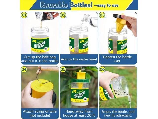 Fly trap bottle, fly trap bottle, fly trap, fly trap, fly cage, fly trap