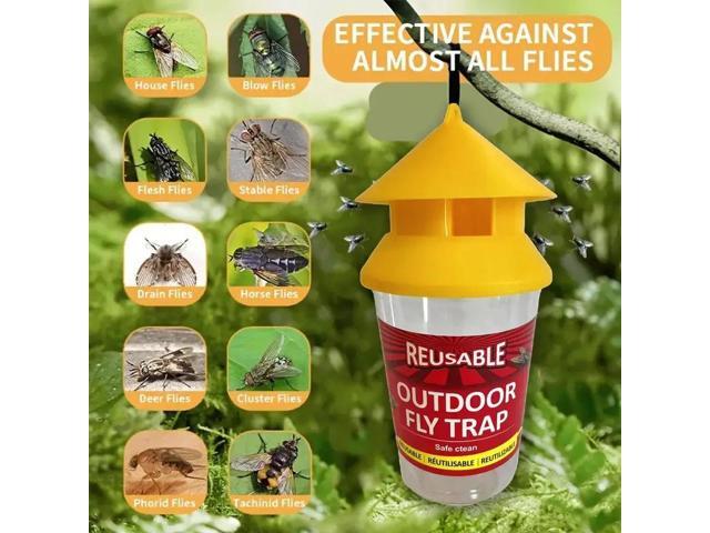 Red and white fly-killing bottle, fly bottle, fly trap, fly-killing device, fly trap, fly cage, fly trap
