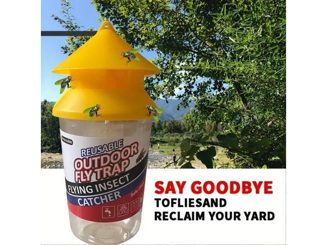 Blue and red fly trap, fly trap, fly trap, fly trap, fly cage, fly trap