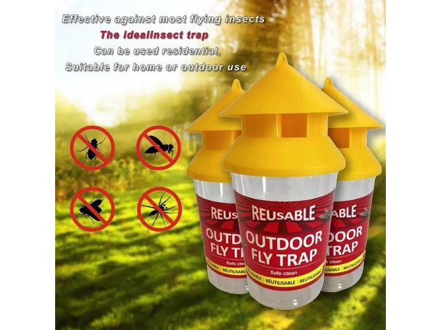 Red and white fly-killing bottle, fly bottle, fly trap, fly-killing device, fly trap, fly cage, fly trap