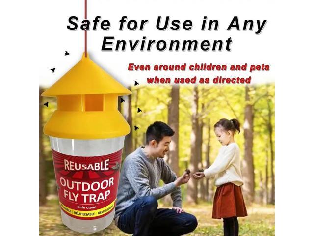 Red and white fly-killing bottle, fly bottle, fly trap, fly-killing device, fly trap, fly cage, fly trap