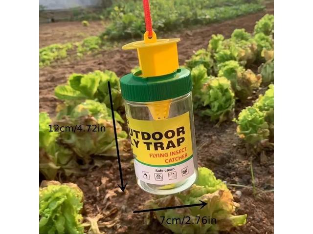 Green, black and yellow fly-killing bottle, fly bottle, fly trap, fly trap, fly cage, fly trap trap
