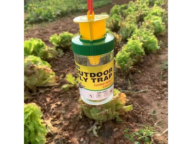 Green, black and yellow fly-killing bottle, fly bottle, fly trap, fly trap, fly cage, fly trap trap