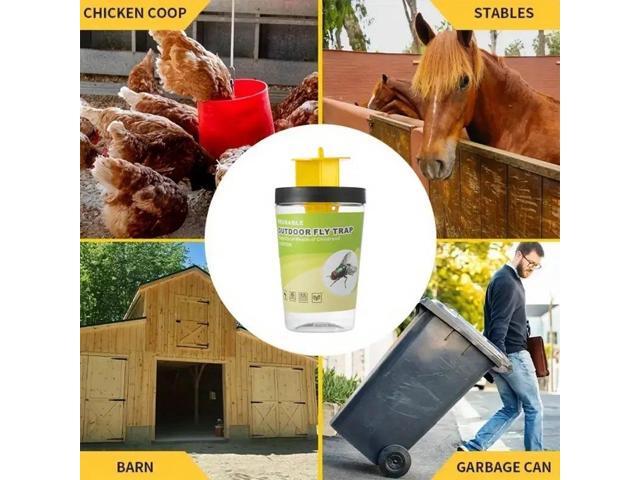 Black cap fly trap, fly bottle, fly trap, fly killer, fly trap, fly cage, fly trap