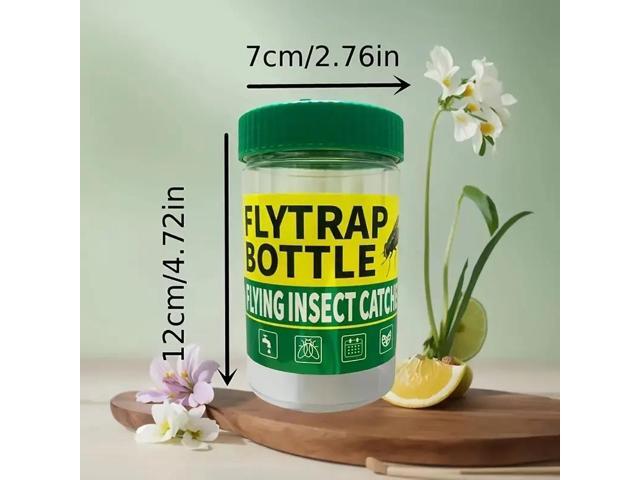 Yellow-green fly-killing bottle, fly bottle, fly trap, fly trap, fly cage, fly trap trap