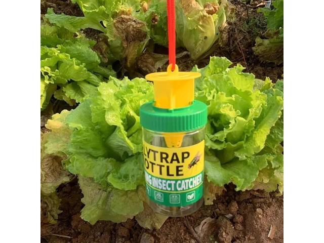 Yellow-green fly-killing bottle, fly bottle, fly trap, fly trap, fly cage, fly trap trap