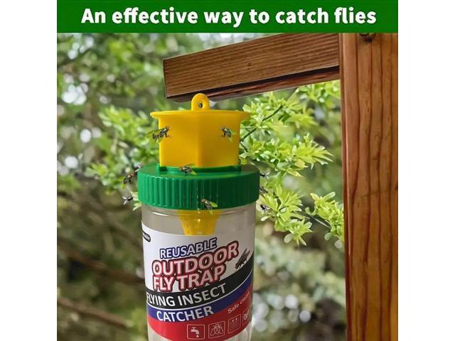 Three fly-killing bottles, fly bottles, fly traps, fly-killing devices, fly traps, fly cages, fly traps