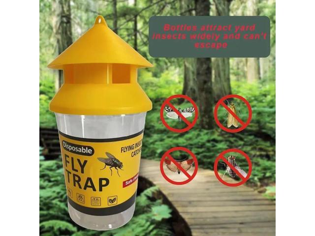 Orange and black fly trap, fly trap, fly trap, fly trap, fly cage, fly trap