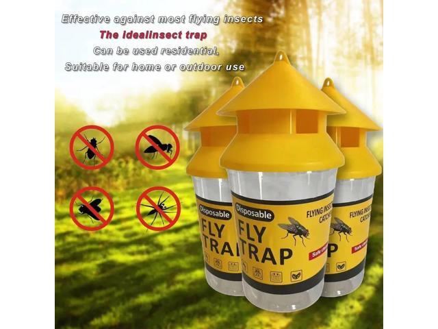 Orange and black fly trap, fly trap, fly trap, fly trap, fly cage, fly trap