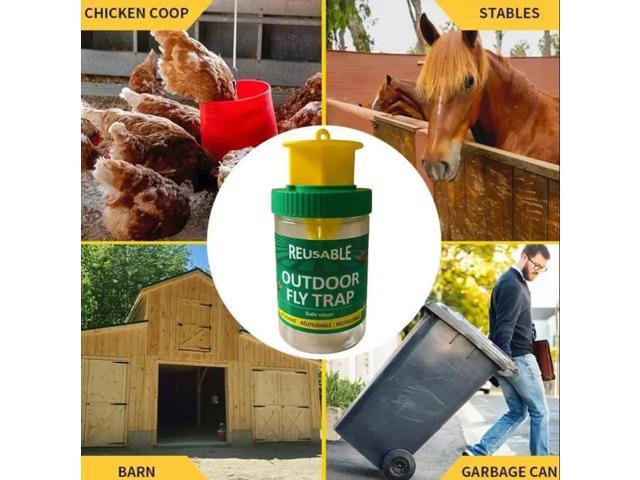 One yellow fly-killing bottle, fly bottle, fly trap, fly-killing device, fly trap, fly cage, fly trap