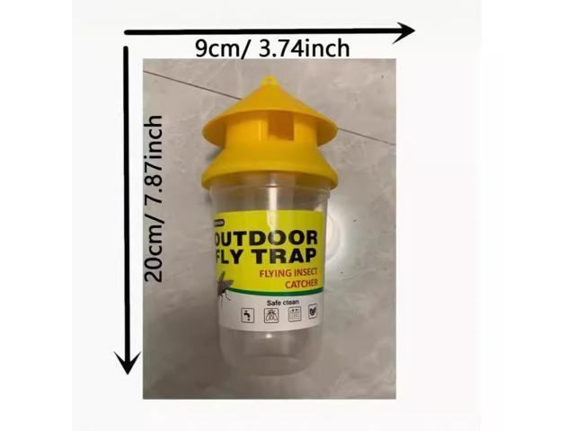 Green, black and yellow fly-killing bottle, fly bottle, fly trap, fly-killing device, fly trap, fly cage, fly trap