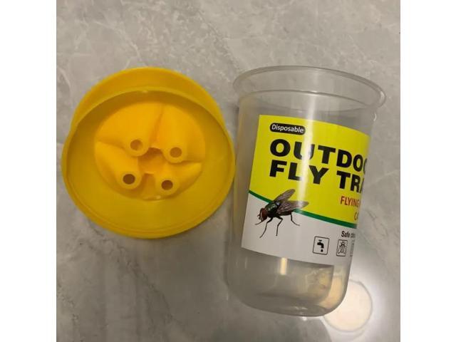 Green, black and yellow fly-killing bottle, fly bottle, fly trap, fly-killing device, fly trap, fly cage, fly trap