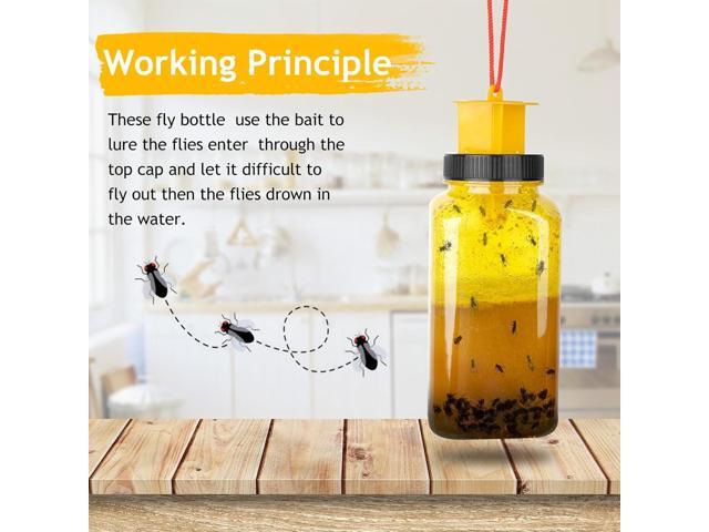Green sticker fly trap, fly bottle, fly trap, fly cage, fly catcher