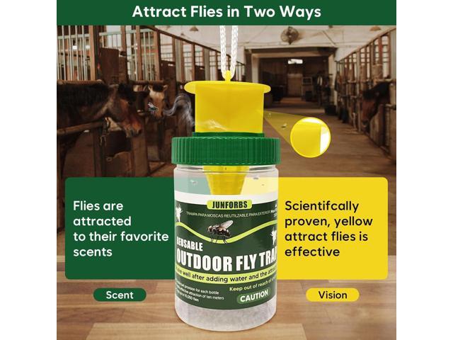 1 fly trap bottle, fly trap, fly trap, fly cage, fly catcher