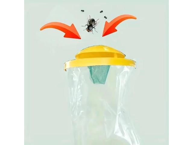 Fly trap bag, disposable fly trap bag, attractor, fly trap bag