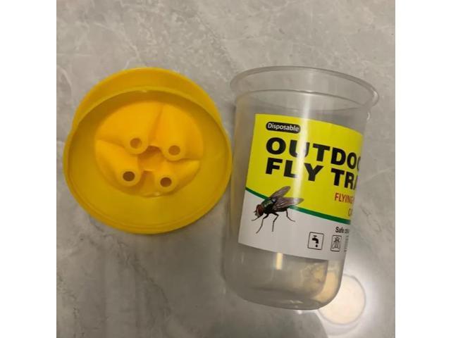 Yellow fly-killing bottle, fly bottle, fly trap, fly-killing device, fly trap, fly cage, fly trap