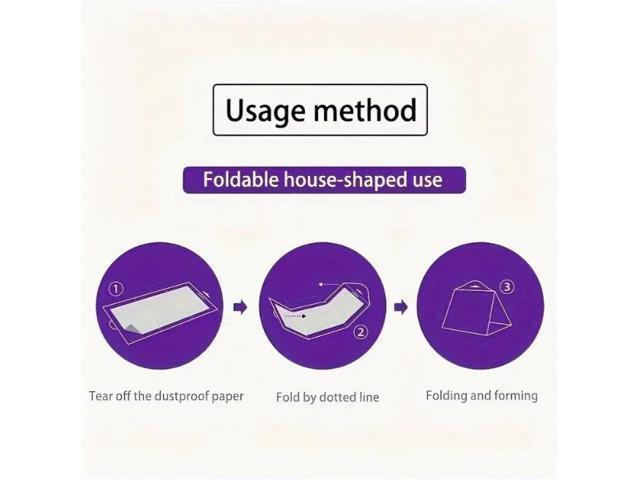 A box of purple moth traps, sticky moths, moth traps, moth stickers, moth traps