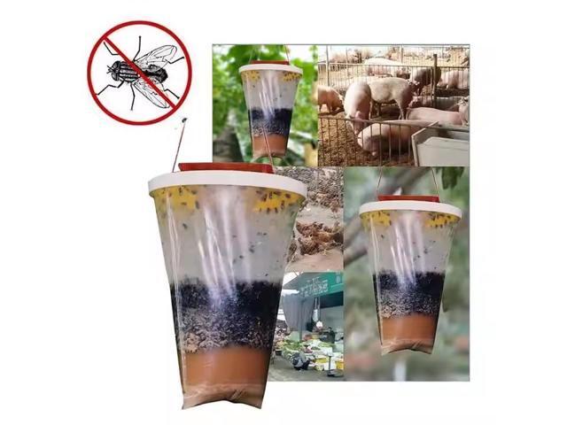 Red-topped fly-killing bag, fly bait, fly attractant, fly-killing bag, fly-killing device, fly cage