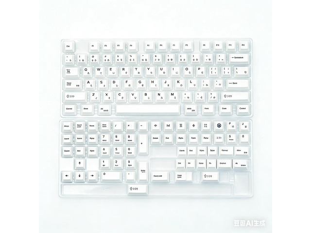 Minimalist White Japanese Keycaps For Mechanical Keyboard Cherry Profile Dye Sub PBT Suit for 61 68 75 84 87 98 AULA F75 Ajazz