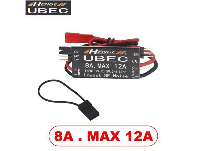HENGE 8A UBEC Output 5V / 6V 6A / 8A Max 12A 2-6S Lipo / 6-16 cell Ni-Mh Input Switch Model BEC For RCDrone QuadCopter Car Part
