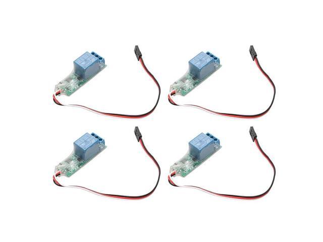 4PCS RC Electronic Remote Control 5-12V 300W RM Relay Switch Module LED PWM Control Switch Max Support 18V RX Receiver for RC