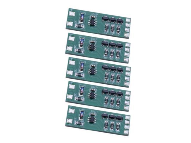 5PCS LED Quick Flashing Light Control Chip 3 Way IC Module Working Voltage 3-12V for RC Aircraft Model Strobing Controlling Part