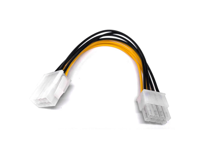8Pin PCI express Power supply Extension Cord Cable Desktop 4PINx2 Male to Female Connector Cable 18AWG for PCI-e Video Card