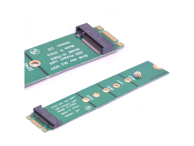 B Key SATA NGFF Female To Male Adapter B+M Key M.2 SSD Testing Tool Protect Card 2242 2260 To 2280 Slot ForSamsung EVO NGFF SSD