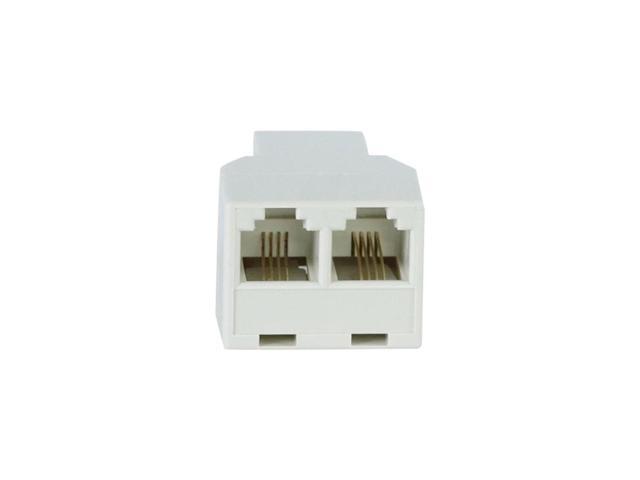 1pcs RJ45 Splitter Adapter 1 to 2 Dual Female Port CAT5/6 LAN Ethernet Socket Network Connection Splitter Adapter