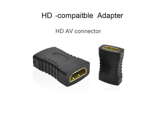 2pcs Extender Female to Female Connector 4K 2.0 Extension Converter Adapter Coupler for PS4 HDTV Computer HDMI-compatible Cable