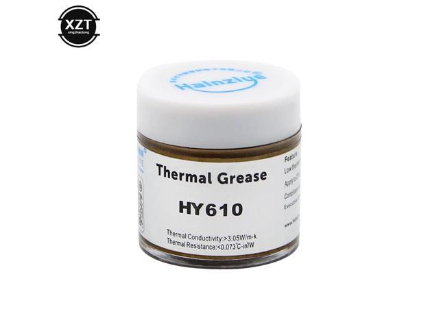 HY610 20g Processor CPU Cooler Cooling Fan Thermal Grease Compound Golden Heatsink Conductive Plaster Paste