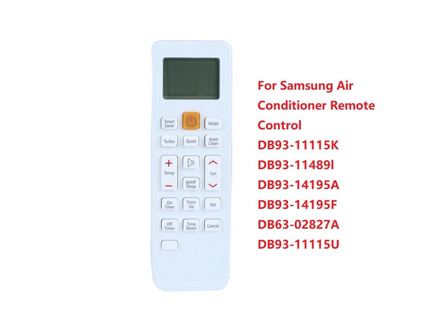 Air Conditioner Remote Control ForSamsung Air Conditioning DB93-11489L DB63-02827A DB93-11115U DB93-11115K KT3X002 KT3X00