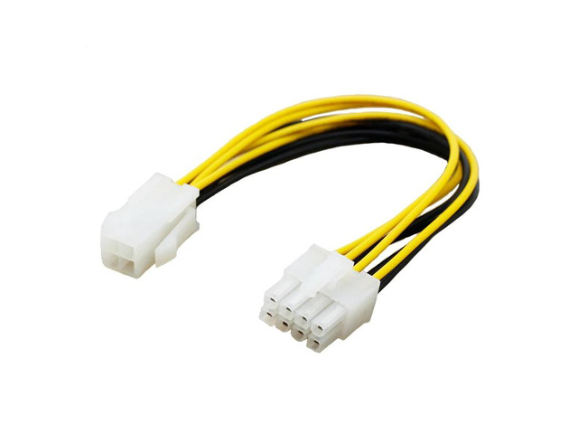 Newest Hot 4 Pin Male to 8 Pin CPU Power Supply Adapter Converter ATX Cable 12V CPU Cable High Quality