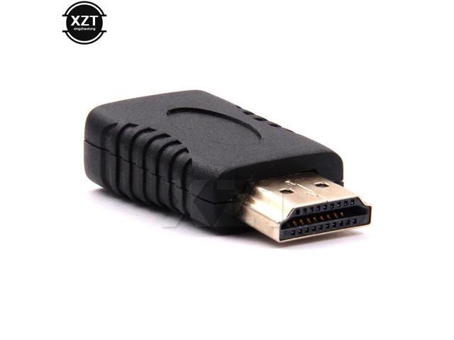 Gold Plated to Mini HDMI-compatible Adapter Male to Female Converter for HDTV Full 1080p HDTV Camcorder