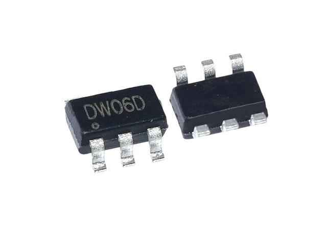 20pcs DW06D SOT23-6 DW06 SOT-23 Two in One Lithim Bttery Protection IC Chip New for Original New