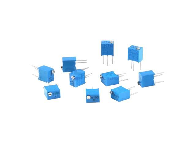 5PCS 3266W Top Adjustment Adjustable Precision Potentiometer 1K2K5K10K20K50K100K200K500K 103 1M New