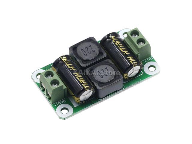 0-50V 4A DC Power Supply Filter Board Class D Power Amplifier Interference Suppression Board Car EMI Industrial Control Panel A New
