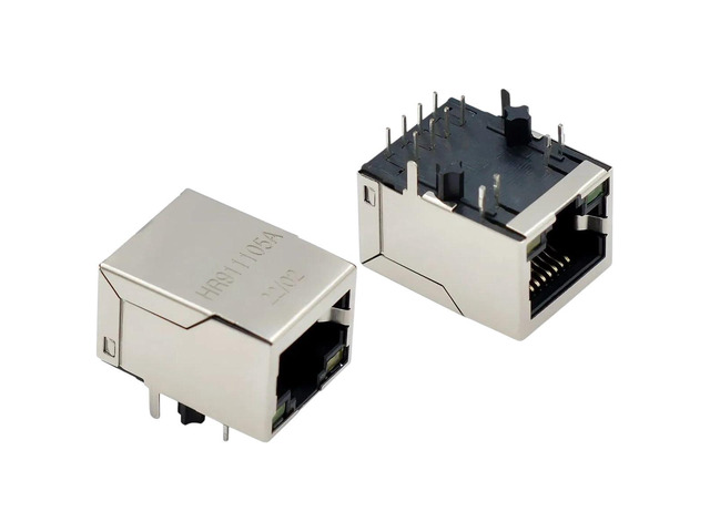 1Pcs Single Port RJ45 Connector HR911105 HR911105A New