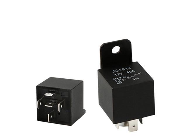 5 Pin 40A Waterproof Car Relay Long Life Automotive Normally Open DC 12V/24V Relay for Head Light Air Conditioner (Size: 40A 24V)