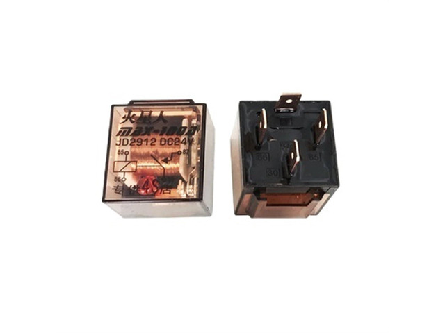 Car Relay 12V24V Pure Copper Wire Waterproof car with 4 feet 5 feet 100A Normally Open Normally Closed with Plug-in Wire (Size: Martian-02)
