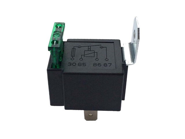 Car Motor Relays 12V DC 30A Normally Open Contacts Fused Relay with Metal Bracket Automotive Lamp Fuse 4P Relais
