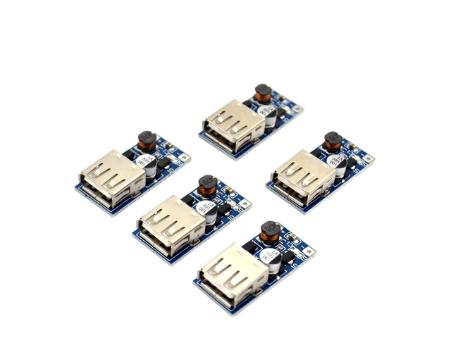 5PCS DC-DC 0.9V-5V to 5V 600MA Power for Banhk Step Up Boost Converter Supply Voltage Module USB Output Charging Circuit New