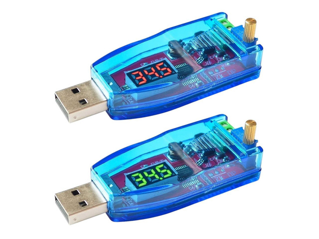 DC-DC 5V to 3.3V 9V 12V 24V USB Step UP/Down Power Supply Module Adjustable Boost Buck Converter Out DC 1.0V-24V with Case New