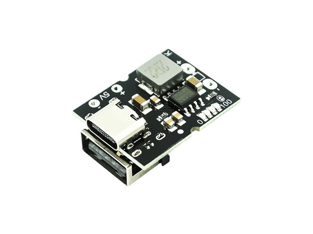 Type-C USB 5V 2A Boost Converter Step-Up Power Module Lithim Bttery Charging Protection Board LED Display USB for DIY New
