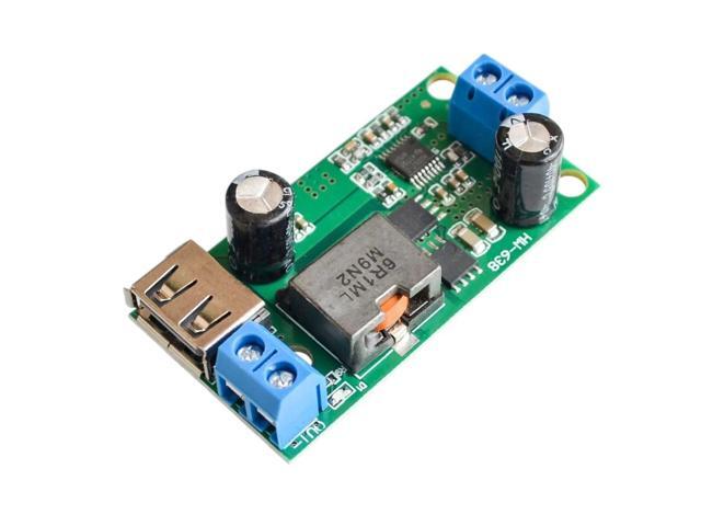 5A Buck Module 9V/12V/24v/36V to 5V DC-DC HigH-Power Vehicle Power Supply Converter New