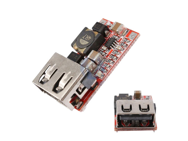 5PCS USB Charger Step Down Module DC-DC Step Down Converter Car Power Supply Module Buck Module 6-24V 24V 12V to 5V 3A New