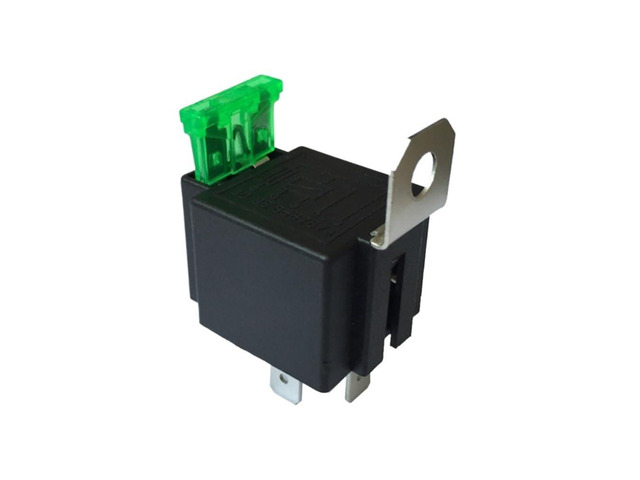 1PCS DC 12V 30A Relay 12VDC 30A 4 Pin 5Pin Car Motor Automotive Relays with Fuse (Color: 30A, Size: 4Pin Plug 12V)
