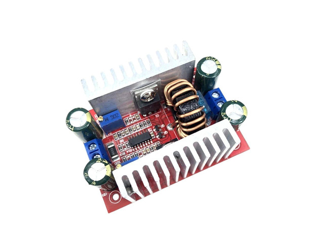 400W 15A DC-DC Boost Converter Step Up Power Transformer Supply Voltage Regulator Constant Power Heat Sink 8.5V-50V to 10-60V New